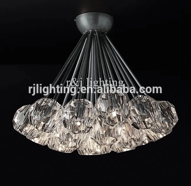 New Comtenporary Modern Luxury Chandelier Big Crystal Ball ...