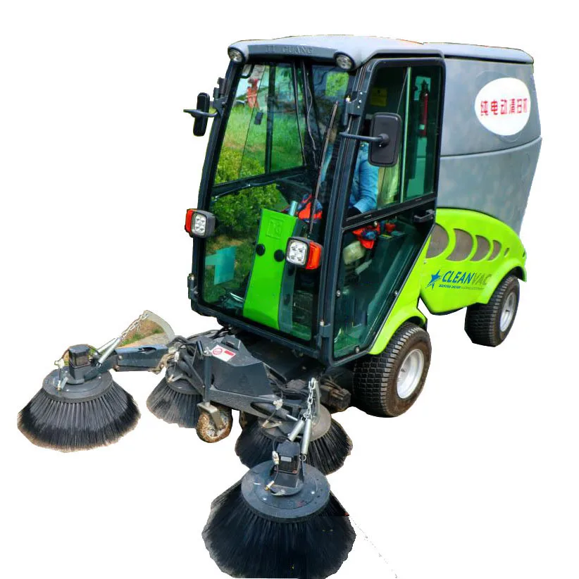 Cleanvac Gasoline Power Driveway Vacuum Sweeper Cleaner Parking Lot Sweepers Vacuum Pavement