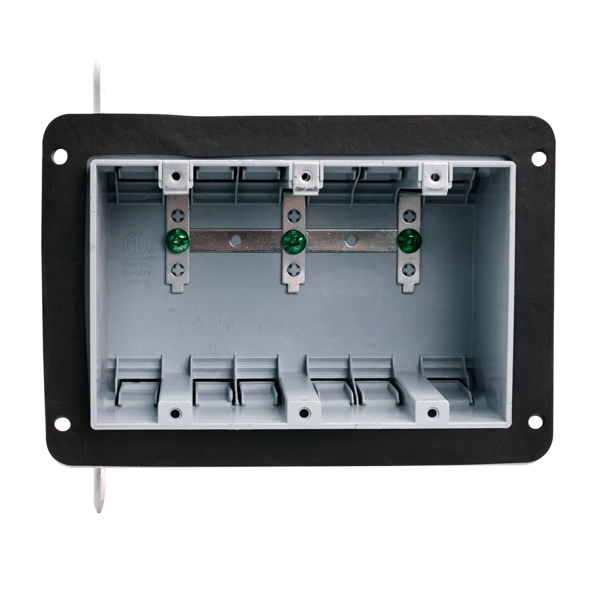 Shanghai Linsky Canada Plastic Outlet Box 3 Gang Plastic Device Boxes