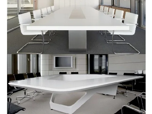 特殊v形黑色石英台面酒吧会议桌