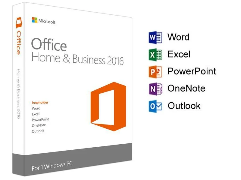 Maison de Microsoft Office et clé 2016 de haute qualité d'activation d'affaires