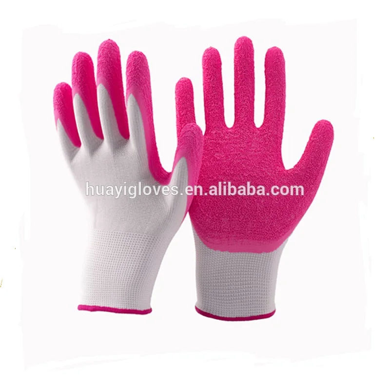women's pink work gloves