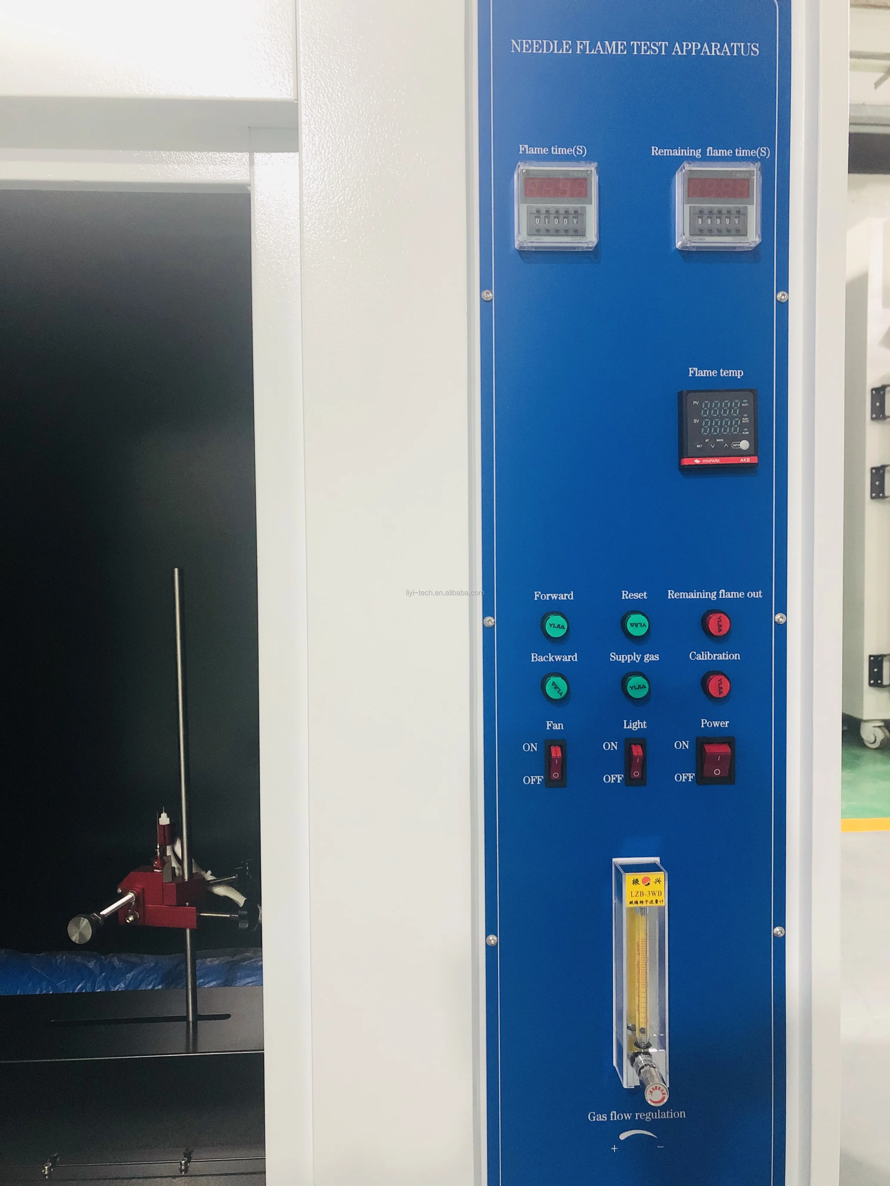 Cámara de la inflamabilidad del probador de la máquina de prueba de la llama de la aguja de Liyi IEC60695