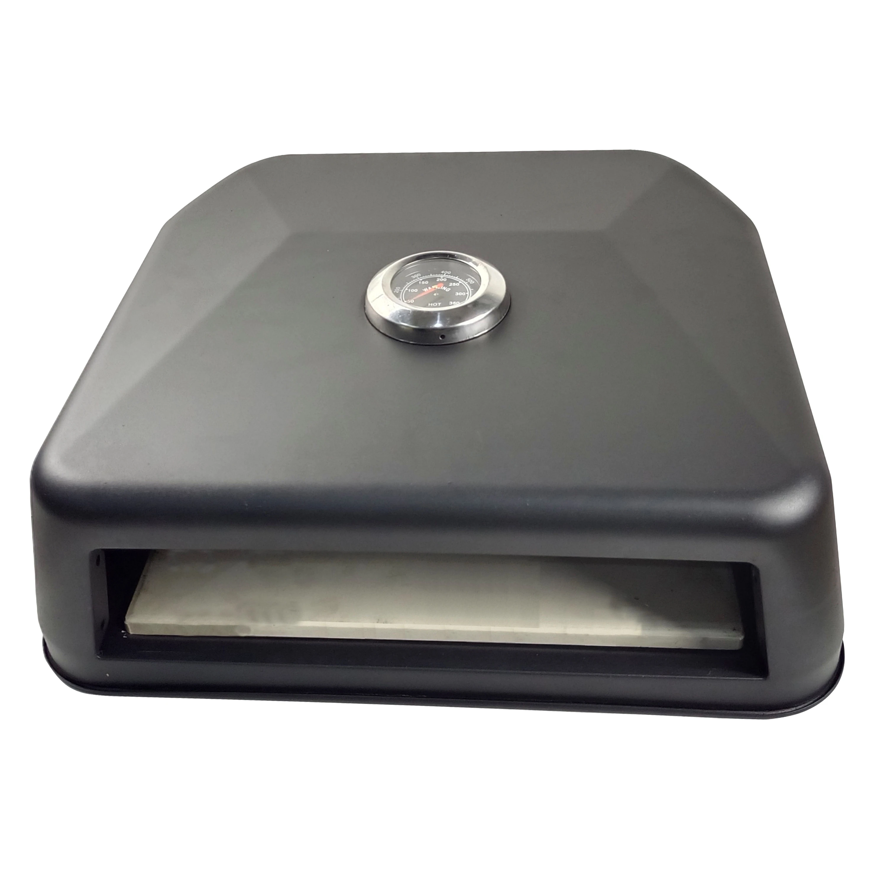 product hot sale 12 inch portable warming ovens charcoal and gas grill top pizza box table top pizza oven-1