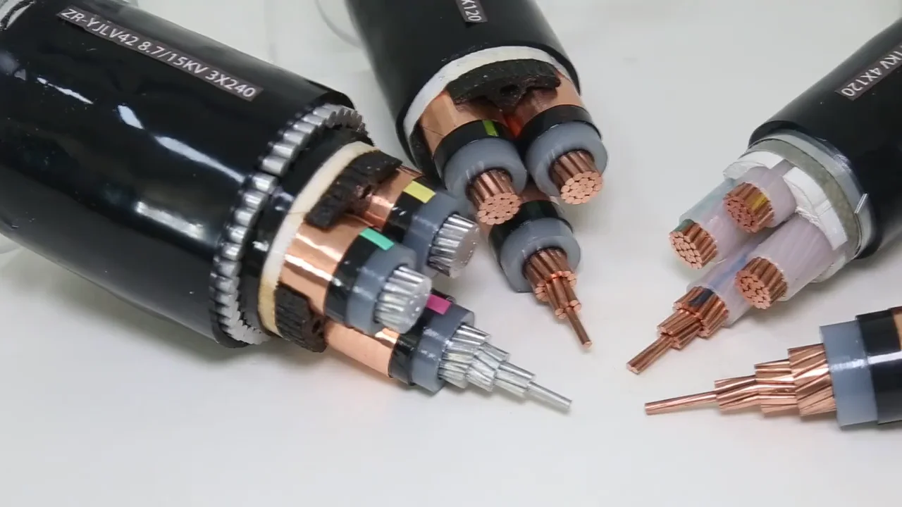 Medium Voltage 15kv 35kv Aluminum Conductor Xlpe 3 Core 25mm 35mm 50mm