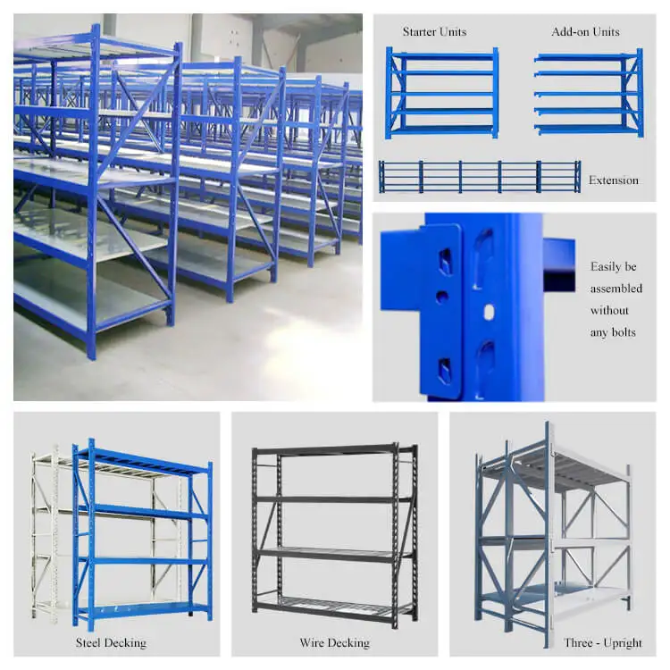 Estantería Industrial De Metal Personalizada,Sistemas De Estantería De