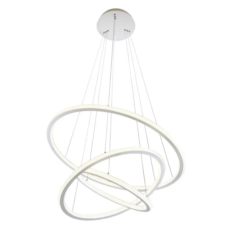 ECOJAS  Customizable Modern Hotel LED 3 Ring pendant light