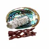 Happy Home Energy Cleansing Kit - White Sage Stick Bundle for Smudges, Incense with Abalone Shell