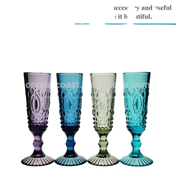 thick stemmed champagne glasses