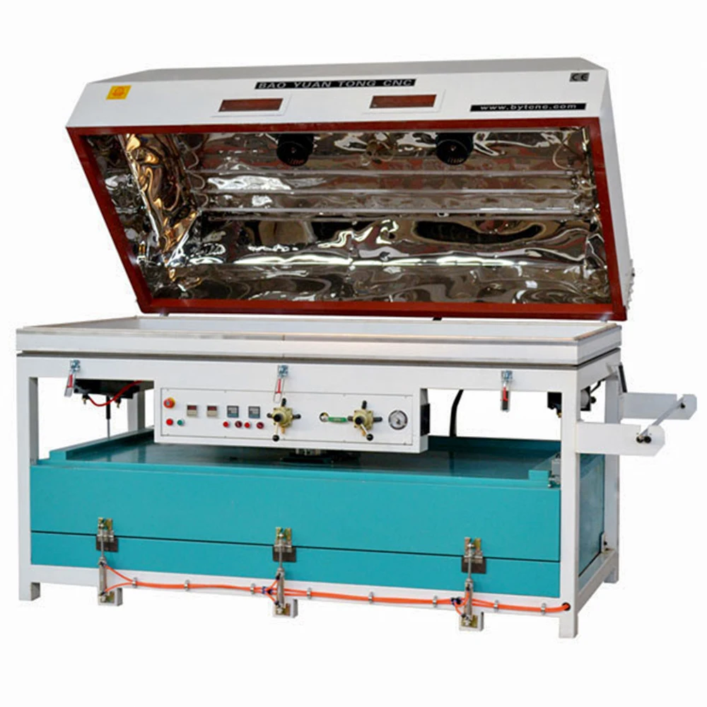 Silicone Membrane Vacuum Press Machine For Solid Surface Corian And Pvc