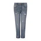 Naivee fashion denim pants trousers straight blue woman jean