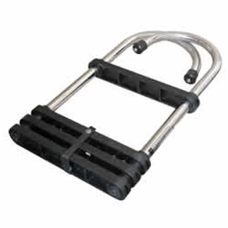 
customize marine 4 step 3 step stainless steel telescopic ladder for boat 