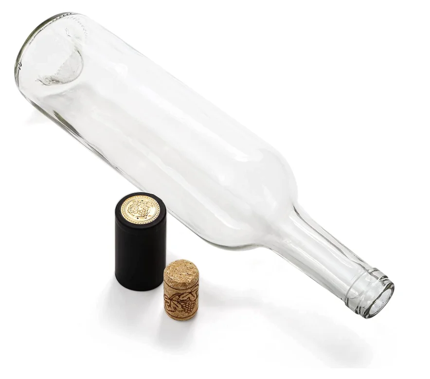 Factory Spot Wholesales 750ML Clear Matte Grape Red Wine & Brandy Long ...