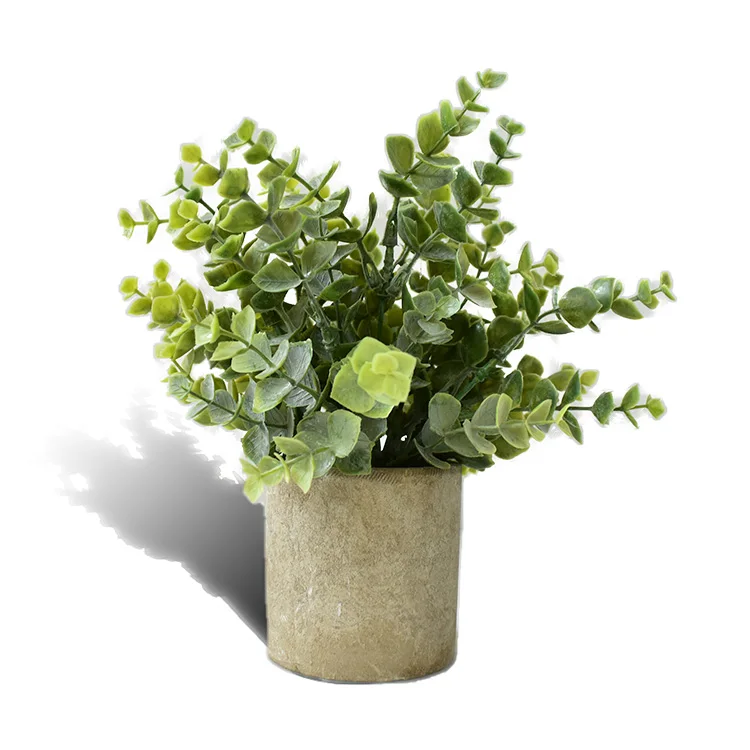 Realistic Fake Plants Rosemary Plant Mini Potted Artificial Plants In