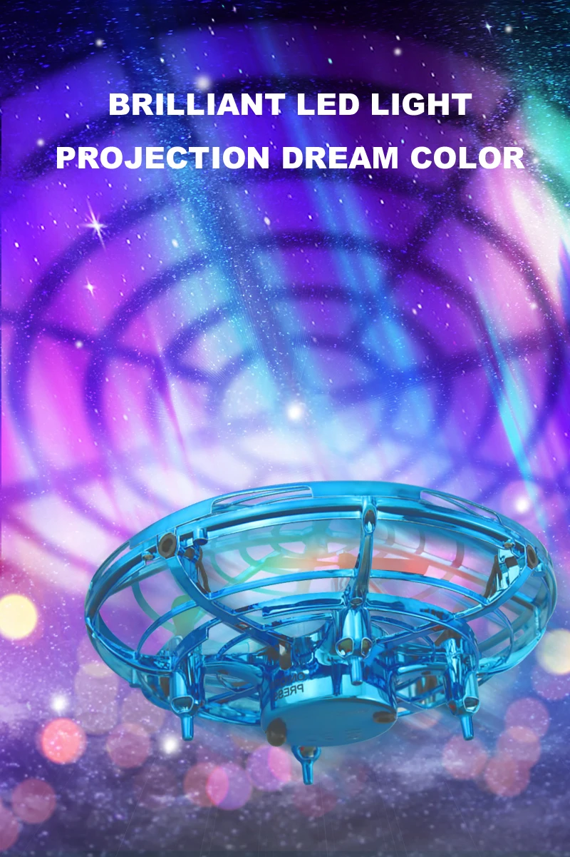 Handcontrolled Flying Saucer Hand Operated Flight Ufo Ball Drone Radio