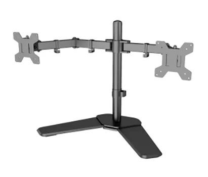 
Dual Desk Monitor Mount with Adjustable Monitor Stand for 13