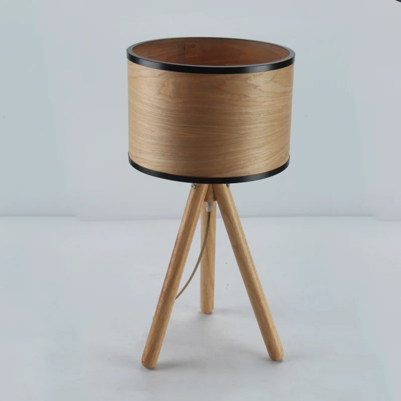 高品质木制底座三蜘蛛立灯家居装饰落地灯