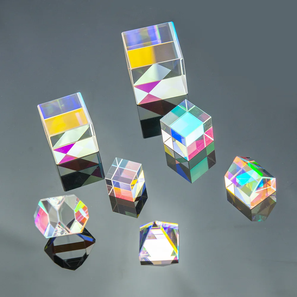 Cube Optical Glass Chromatic Prism Beam Splitter Prism - Buy Chromatic ...