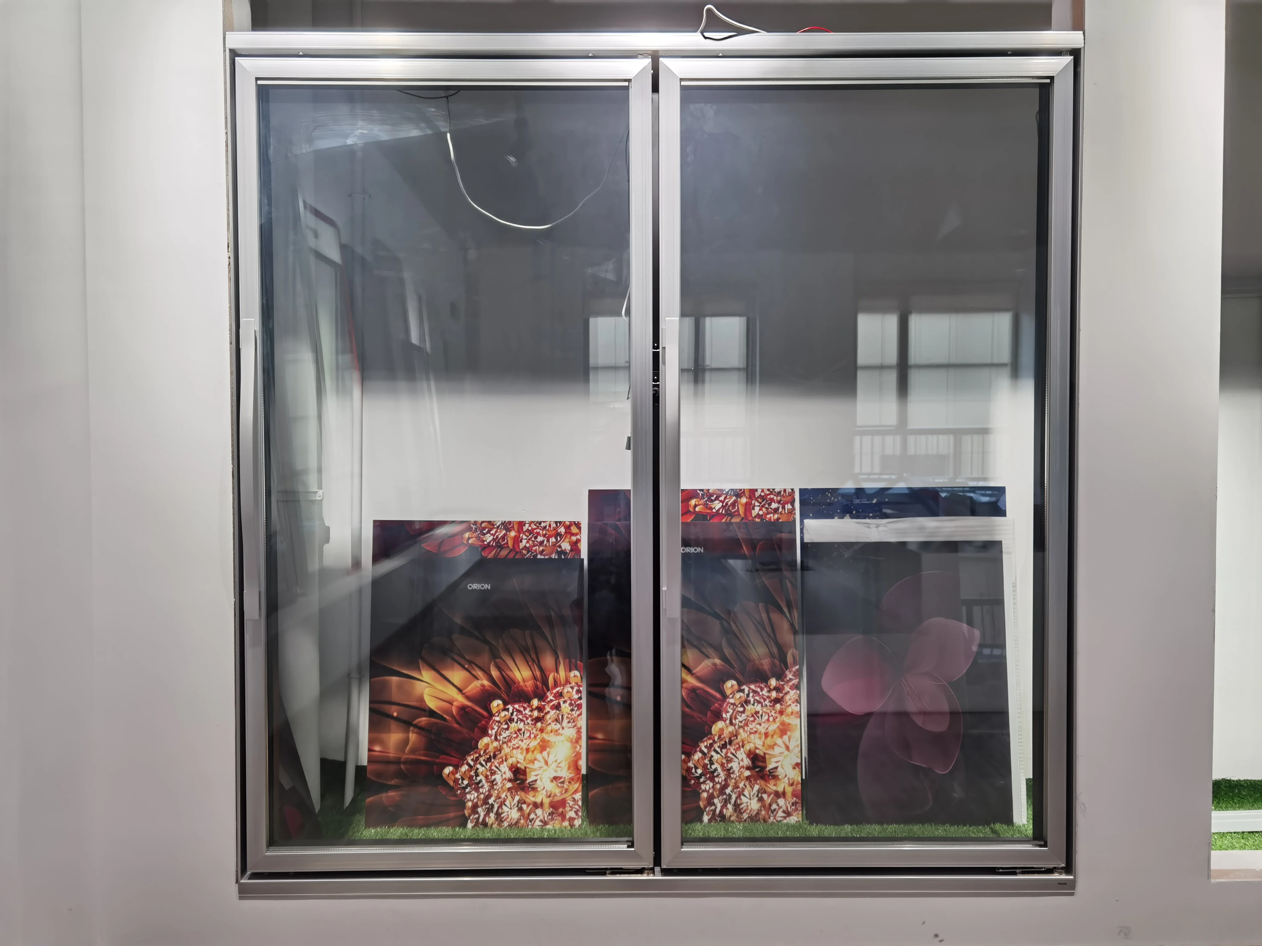 Aluminum Frame Heating Walk In Cooler Glass Door Buy High Quality And