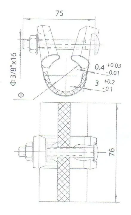 Full Stainless Steel Pipe Single Band Repair Clamp for Polyethylene Pipe