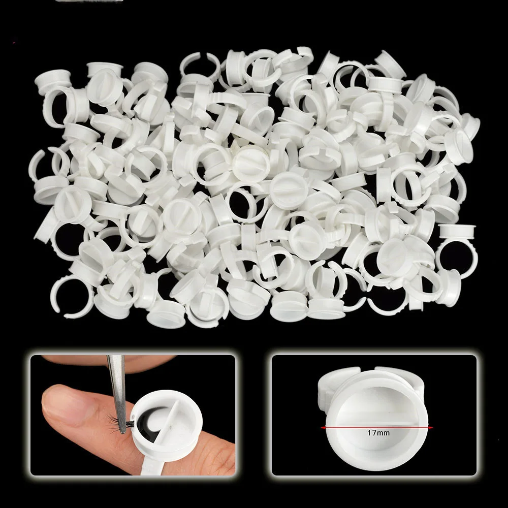 Volume Classic Lashes Cashmere C Curl Eyelashes Extensions Tools Colorful Smart Glue Rings