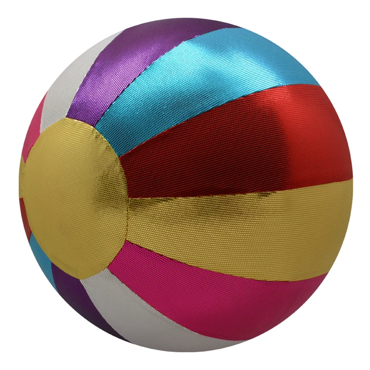 vente chaude 25cm enfants brillant pvc gonflable en peluche tissu couvert  jouet ballons de football