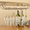 Household Kitchen Wall Rack Mounted Metal Hook Cup Holder Rack