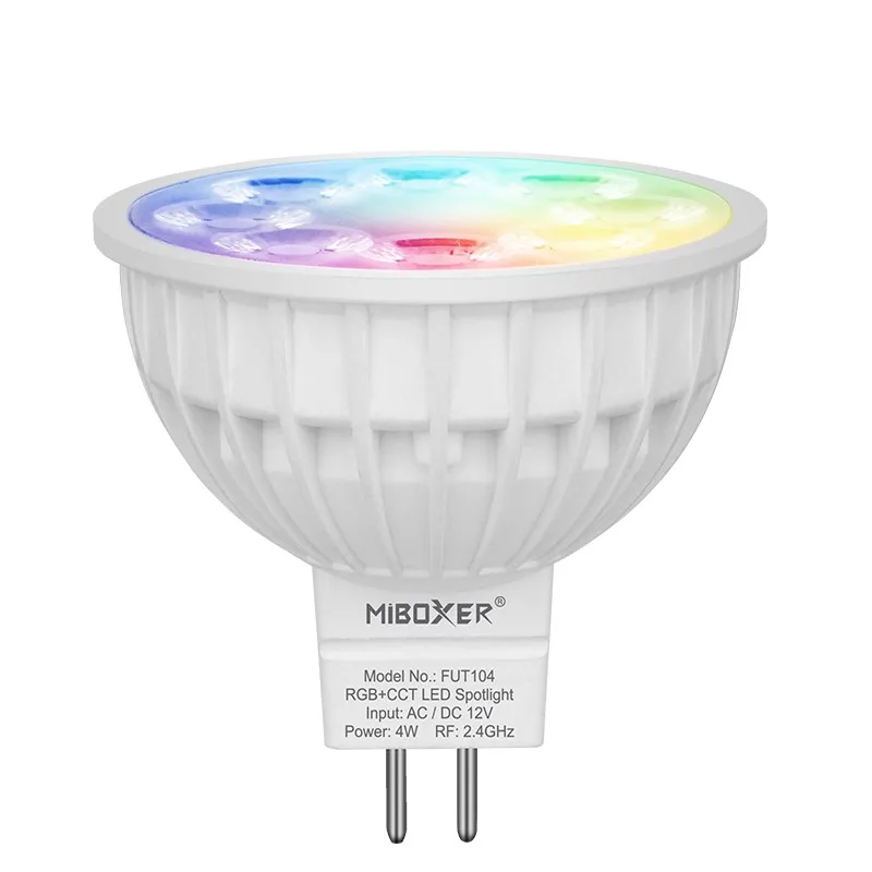 Mi-Light Professional 4W MR16 LED Spot Light Wifi Smart Bulb for Home Decoration Compatible with Alexa/Google Assistant
