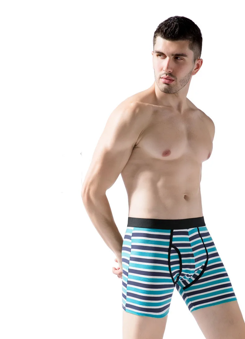 Men's Boxer Briefs No Ride-up Breathable Comfortable Nylon Sport Underwear