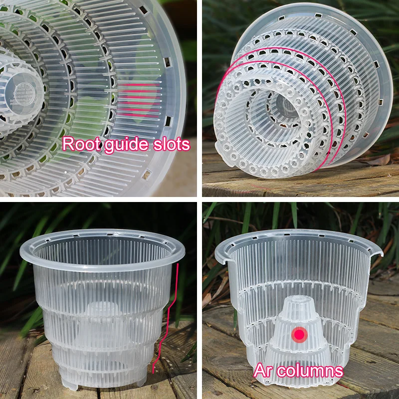 Orchid Pots With Holes Plastic Plastic Clear Slotted Orchid Pots Liners ...