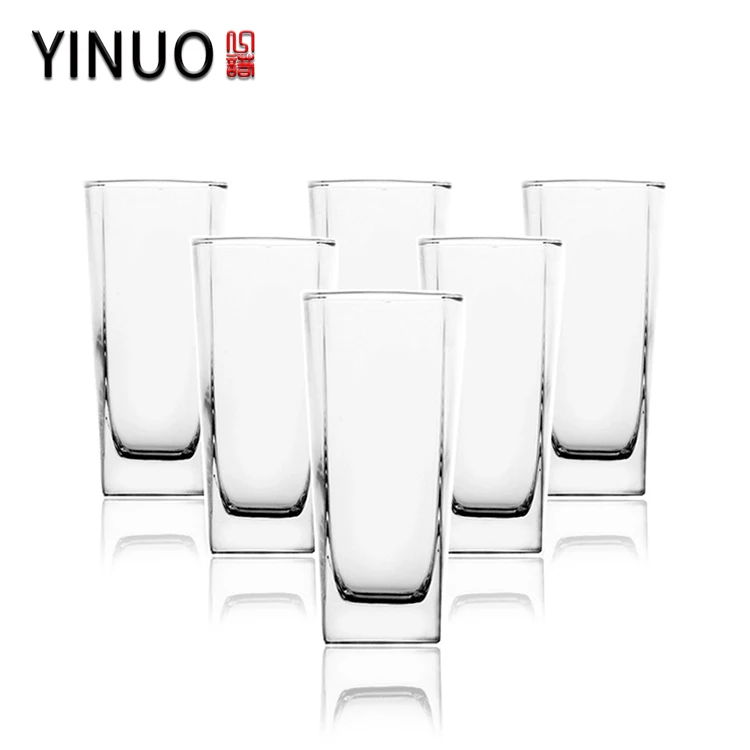 tall thin drinking glasses