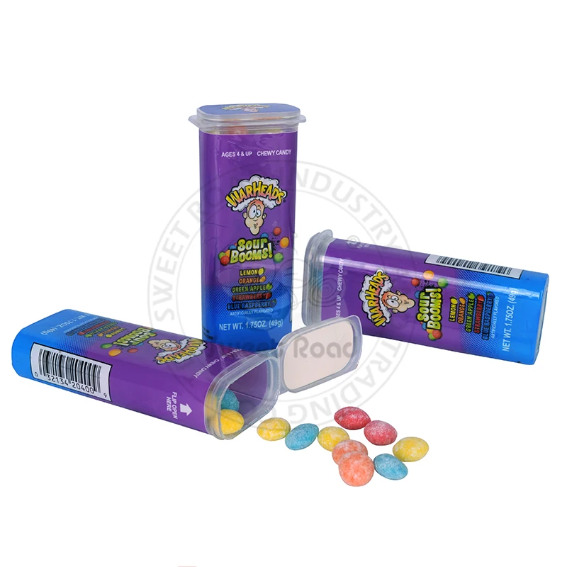 Super Sour Booms Candy/warheads Sour Boom Candy In Display Box Buy
