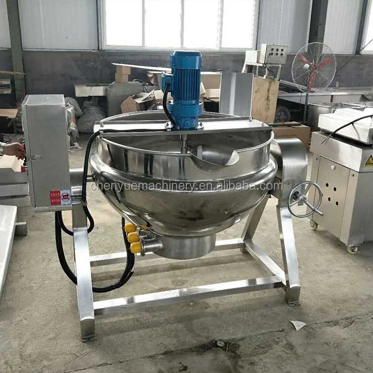 Industrial Automatic Jam Paste Sauce Cooker Tilting Braising Pan Stirrer  Mixing Pot for Central Kitchen - China Tilting Braising Pan, Automatic Cook