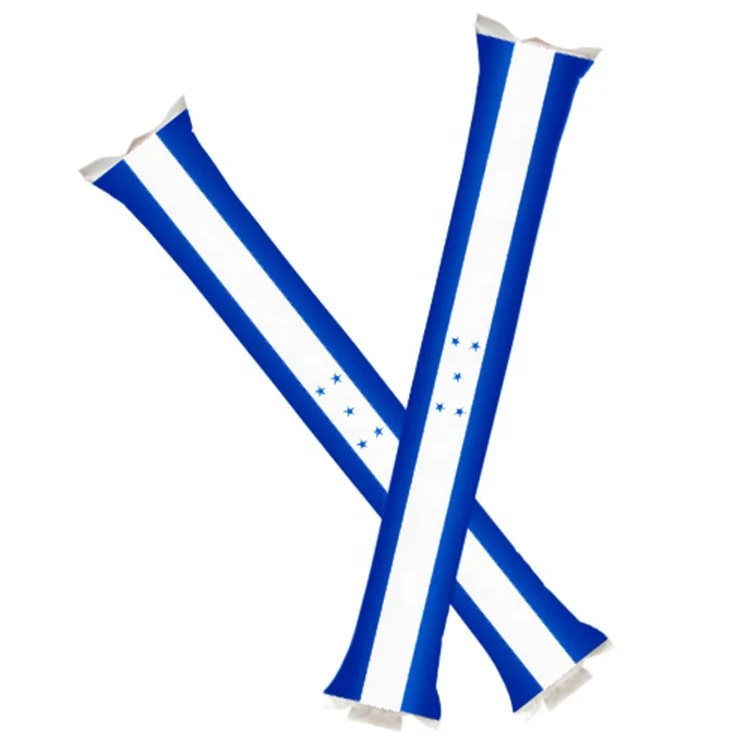 
Hot Noise Maker Sport Bangbang Sticks Popular Inflatable Cheer Stick White Noise Maker 