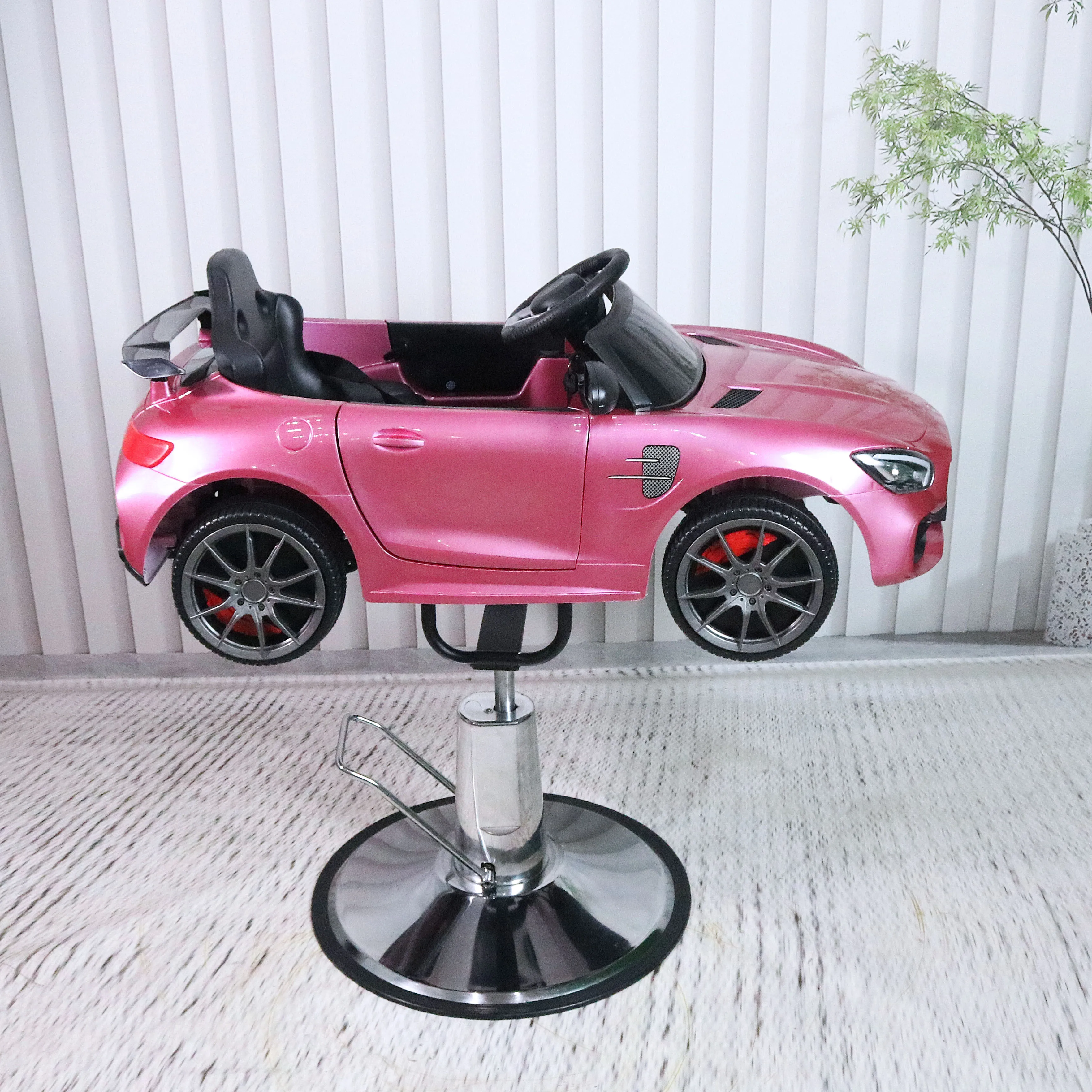 Beauty Kid Cutting Chair Children Car Hairdressing Chair