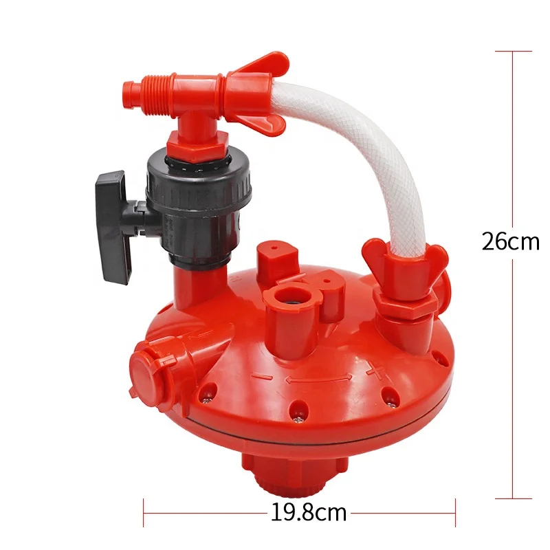 Poultry Farm Automatic Drinking Water System Chicken House Plastic Water Pressure Regulator For