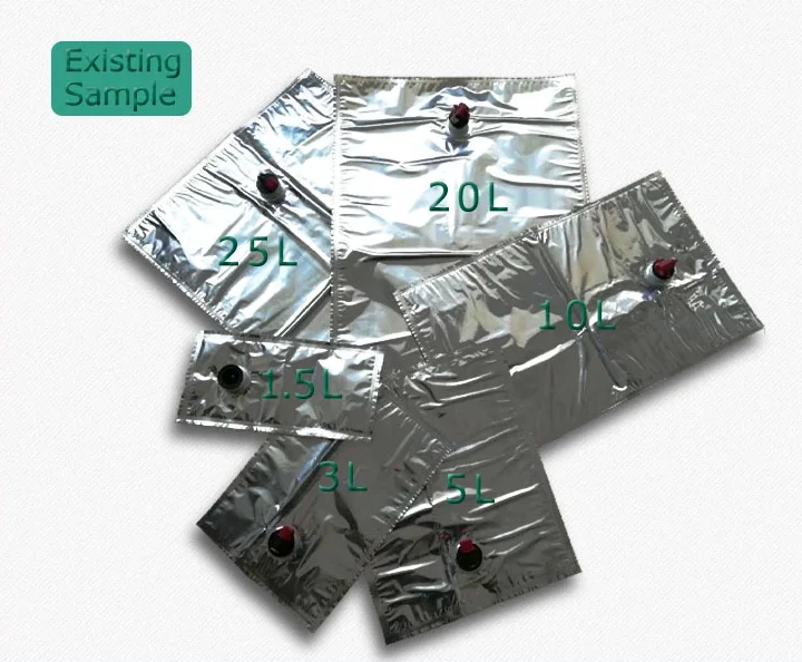 Customized Recyclable 1l3l,5l 10l 20l Laminated Material Juice Wine