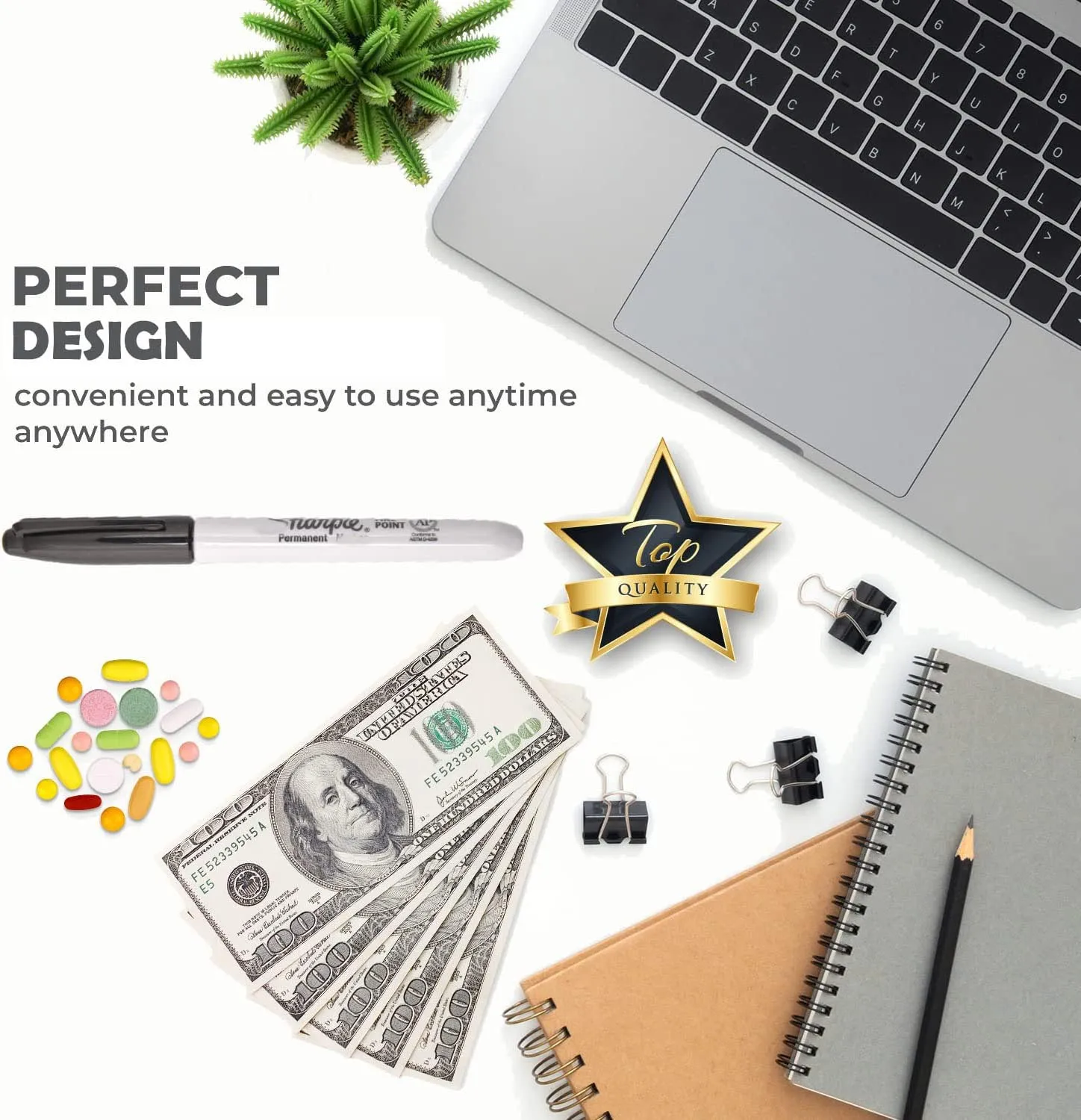 Hidden Secret Compartment Decoy Pens Safe Hide Money Jewelry Stash Pen Diversion Secret Safes