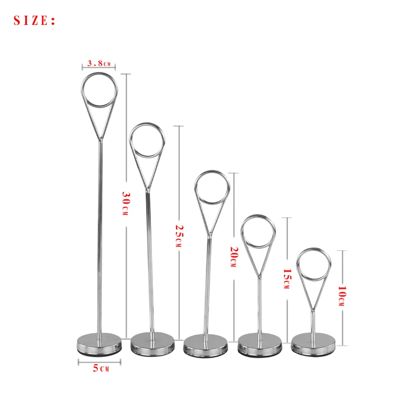 table stand menu holder