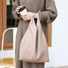 Custom Set 2 Bag in One Simple Casual Women Large Capacity Shoulder Bag PU Leather Shopping Handbag