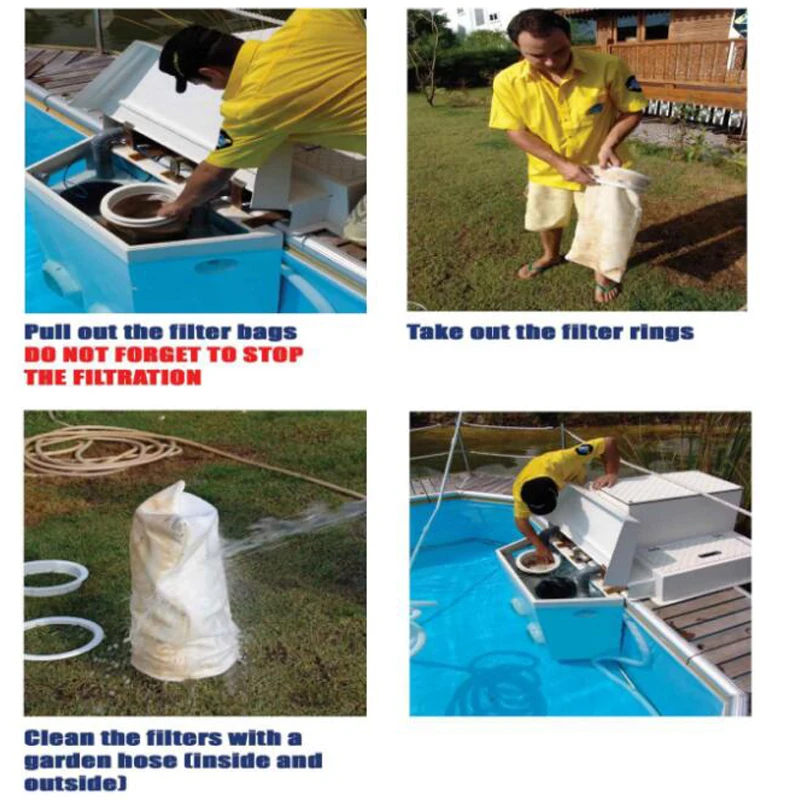 Buy Wholesale China Swimming Pool Filter Bags For Wallhung Pipeless