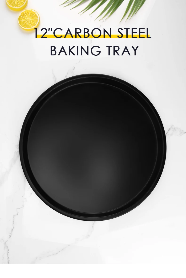 Factory Wholesale Round 12 Inch Carbon Steel Nonstick Pizza Tray Buy