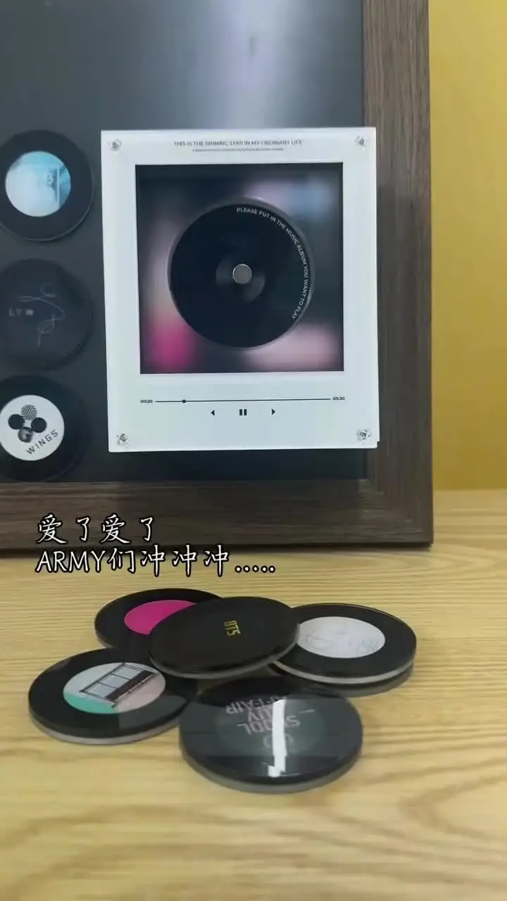 カスタムBTS PROOF NFC回転式冷蔵庫マグネットセット オリジナル写真