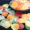 cheap price 5 mix color corn material big prawn crackers Snack colored prawn chip prawn cracker