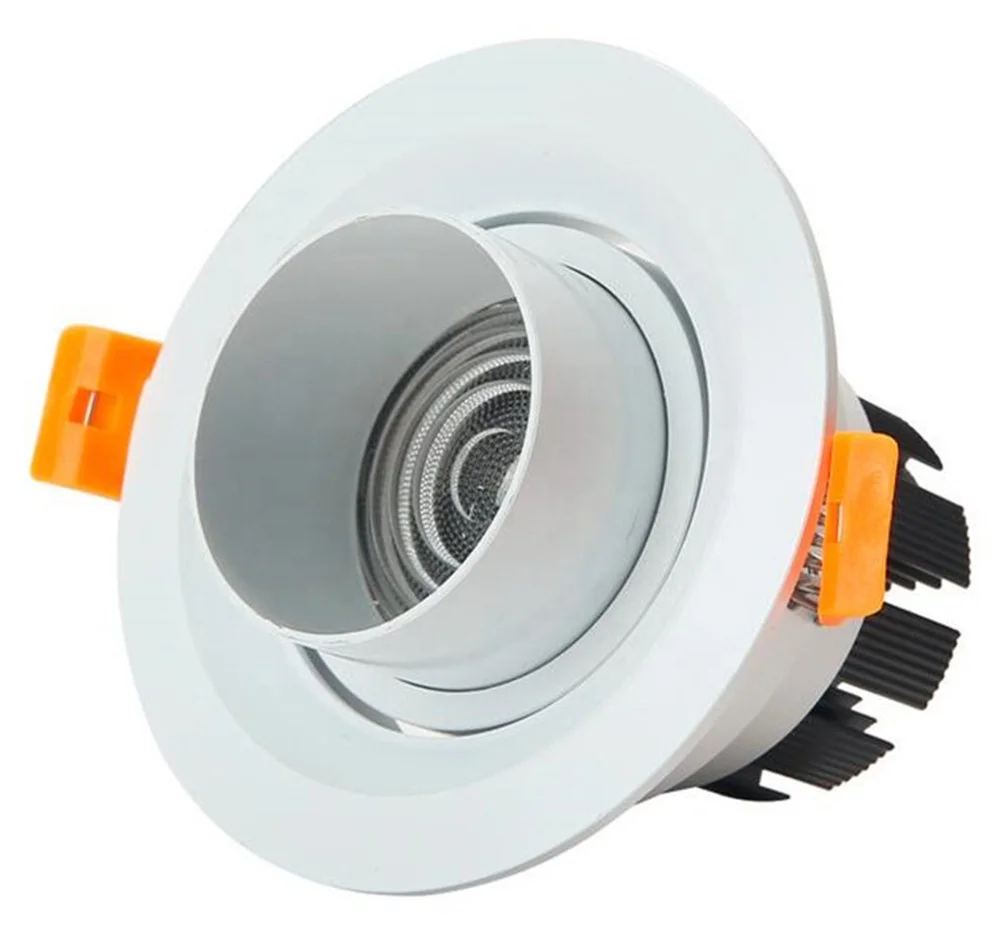3w LED COB Downlight Beam Angle Adjustable Lamp Embedded Ceiling Spotlight Living Room Clothing Store Lighting Fixtures