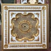 European Style Gold Ps Material Ceiling Medallions For Home Ceiling design