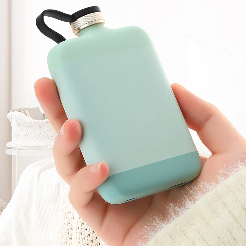Factory Wholesale Bottle Shaped Rechargeable Hand Warmer Power Bank 10000mAh with Built-in Cable - ANKUX.COM