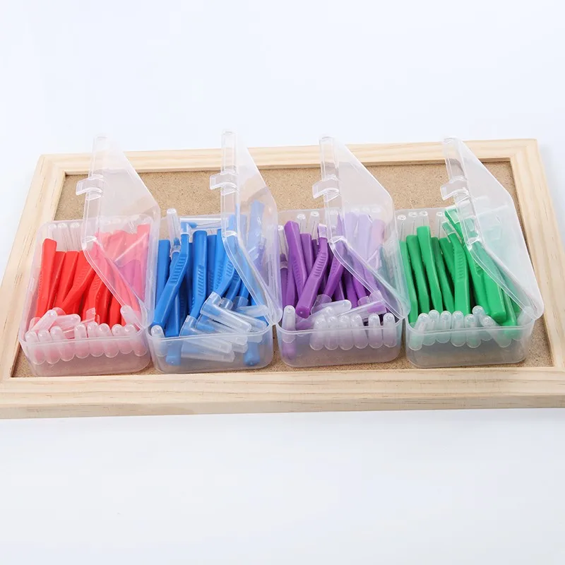 Long Handle L Shape Interdental Brush Buy Interdental Brush 0.7mm