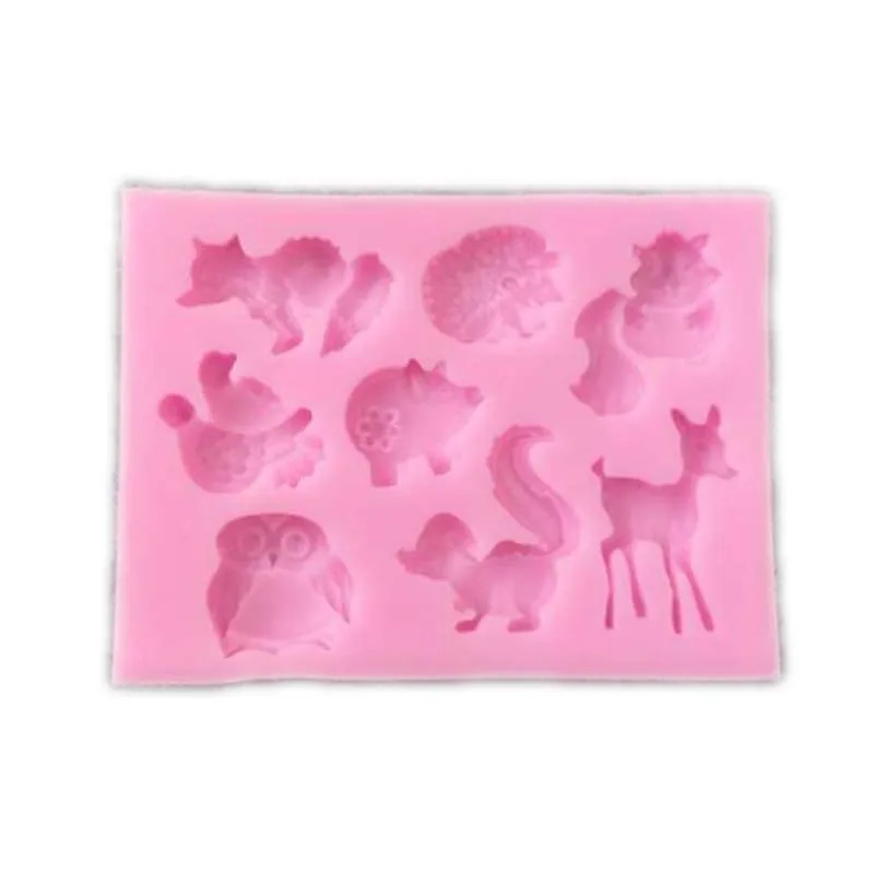 Serie Animale Silicone Moule Fondant Gateau Decoration Chocolat Moule De Cuisson Ecureuil Cerf Hibou Forme L029 Buy Serie Animale Silicone Moule Fondant Gateau Au Chocolat Decoration Moule De Cuisson Ecureuil Cerf