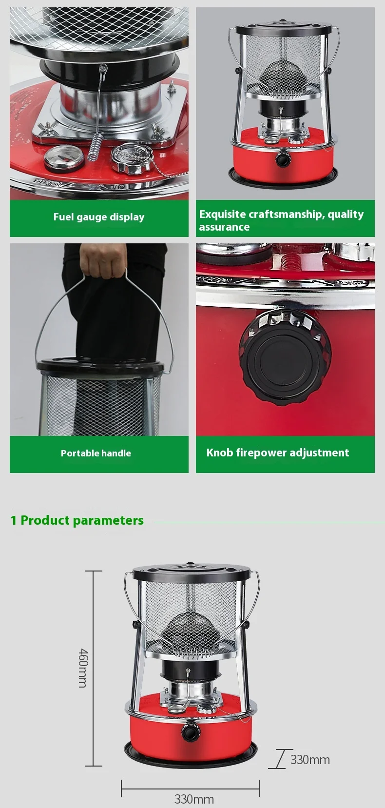 Kerosene Heater, R95, Portable - detail 10
